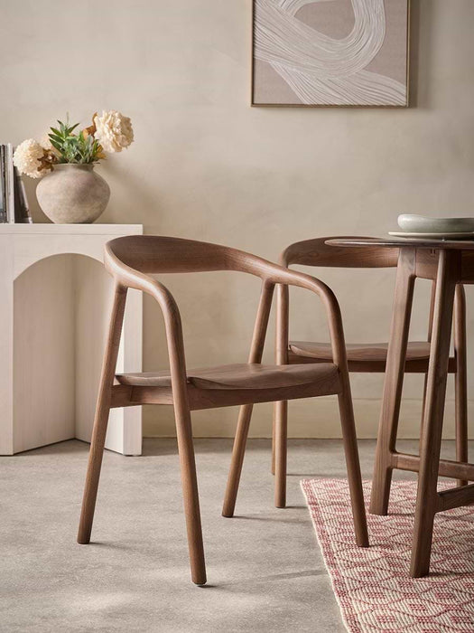 Walnut Dining Chair - Set of 2