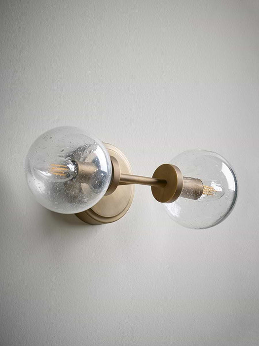 Double Globe Wall Light