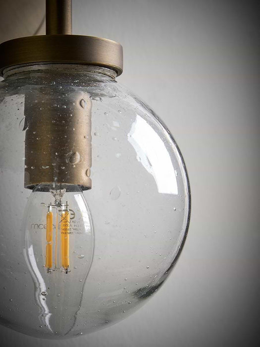 Double Globe Wall Light
