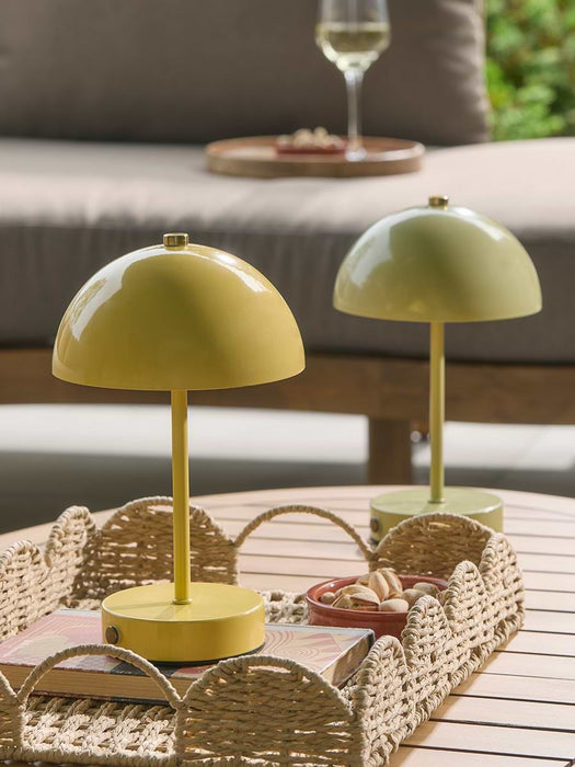 LED Rechargeable Luna Dome Lamp - Green