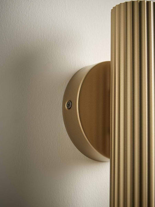Solstice Double Wall Light - Matt Gold