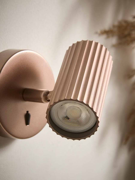 Solstice Single Wall Light - Matte Copper