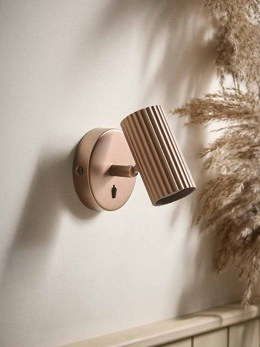Solstice Single Wall Light - Matte Copper