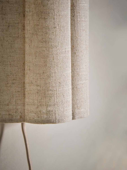Scalloped Linen Wall Light