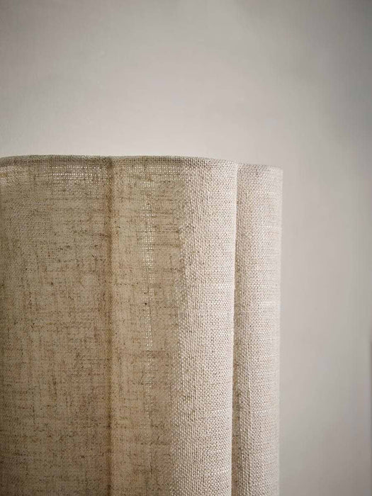 Scalloped Linen Wall Light