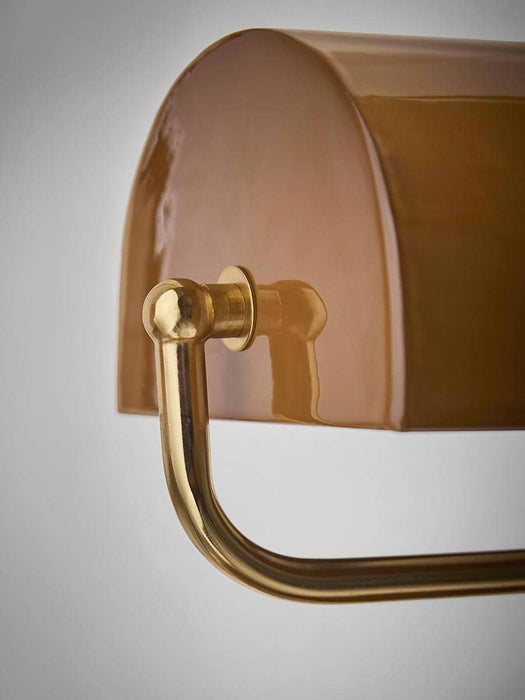 Caramel Enamel Table Lamp