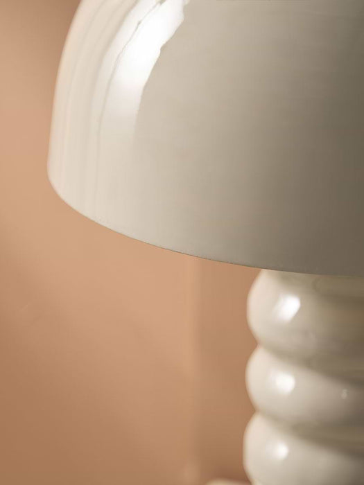 Twisted Enamel Table Lamp