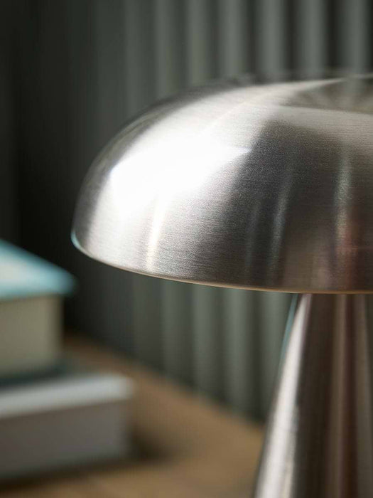 Brushed Nickel LED Lamp