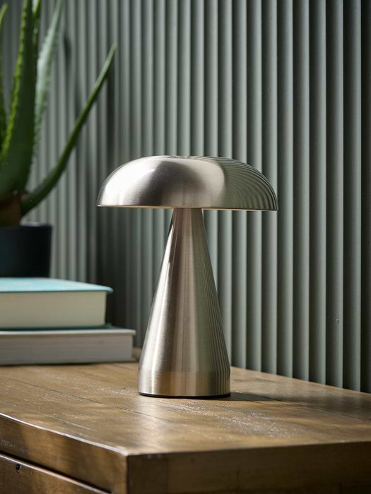 Brushed Nickel LED Lamp