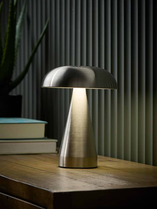 Brushed Nickel LED Lamp