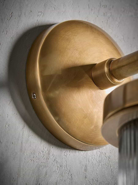Jameson Indoor/Outdoor Brass Wall Light