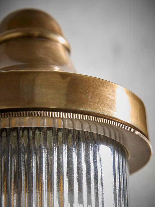 Jameson Indoor/Outdoor Brass Wall Light