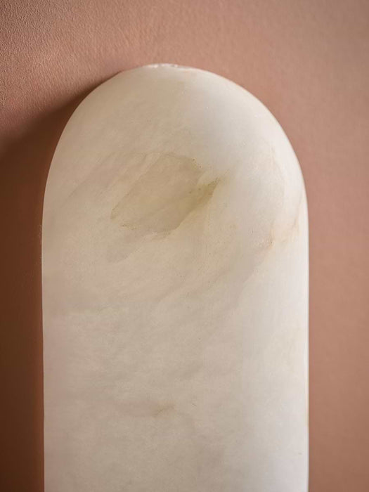 Alabaster Capsule Wall Light