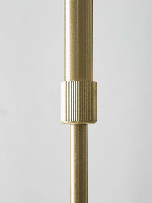 Dimpled Glass Five Arm Chandelier