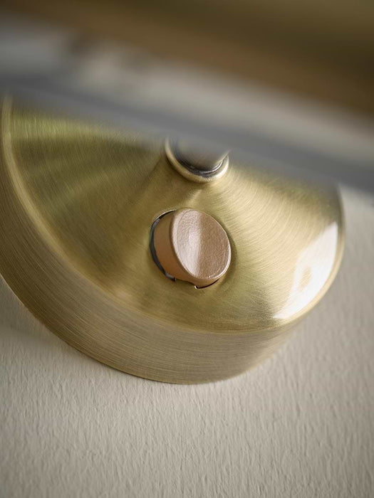 Curved Brass Picture Light