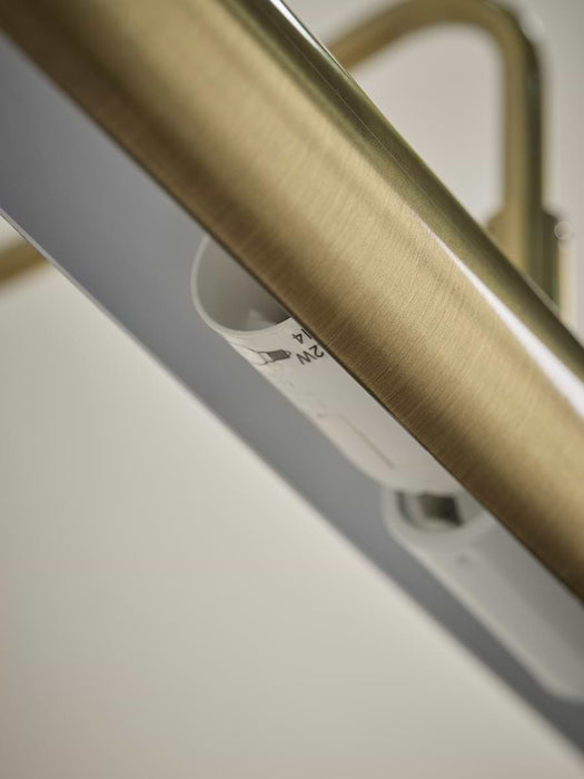 Curved Brass Picture Light