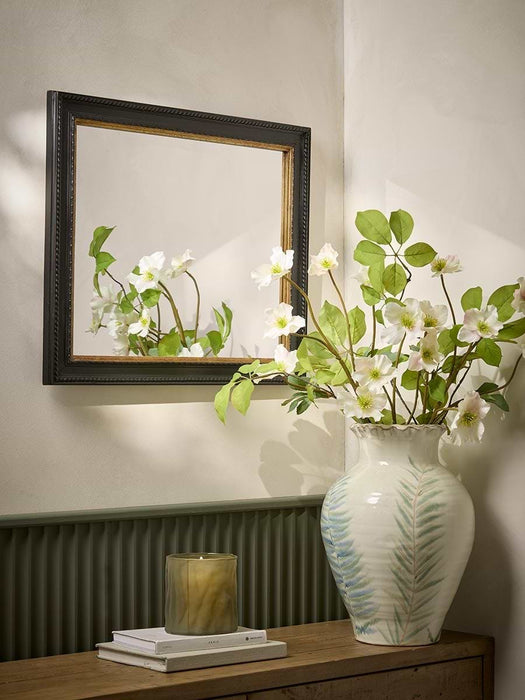 Oversized Glazed Fern Vase