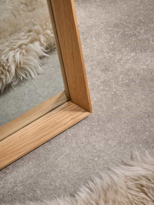 Oak Standing Full Length Mirror