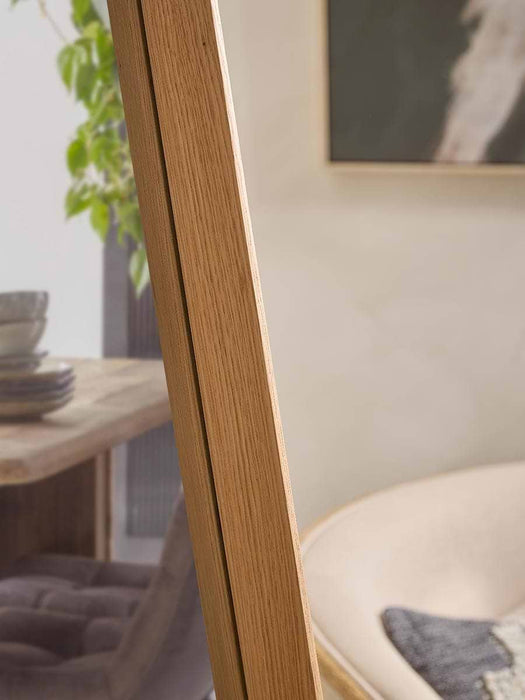 Oak Standing Full Length Mirror