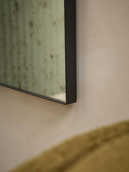 Panelled Antique Glass Mirror - Full Length