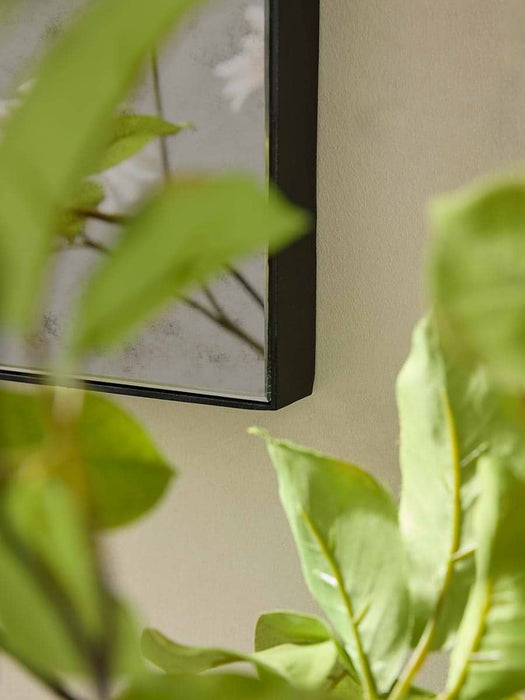 Panelled Antique Glass Mirror - Small