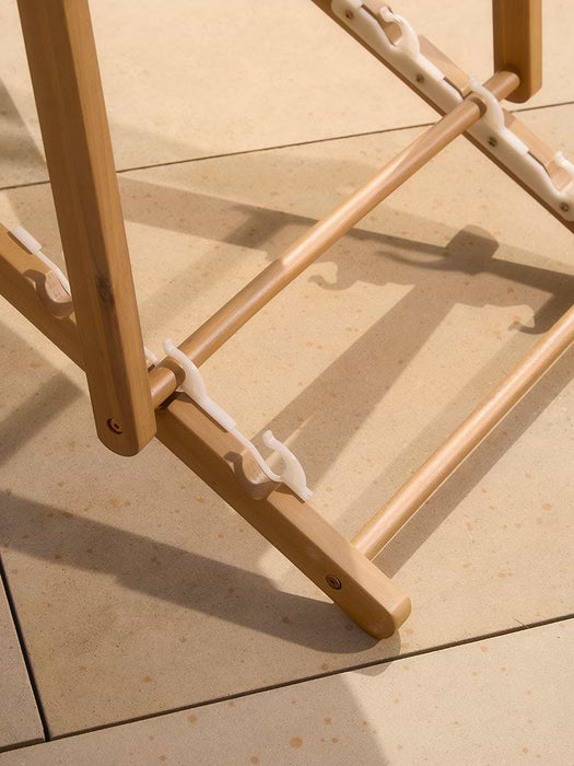 Olive Stripe Classic Deck Chair