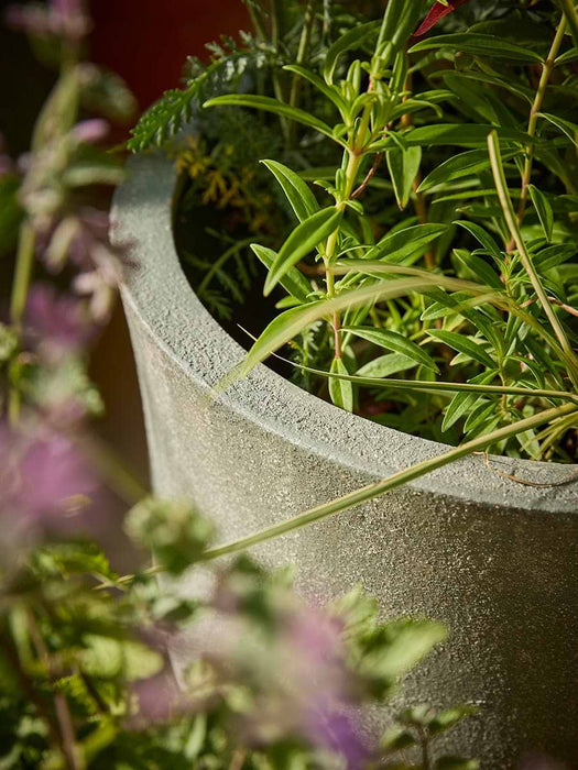 Three Budra Curved Planters - Verdegris