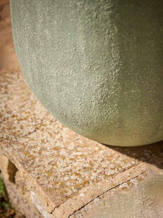 Three Budra Curved Planters - Verdegris