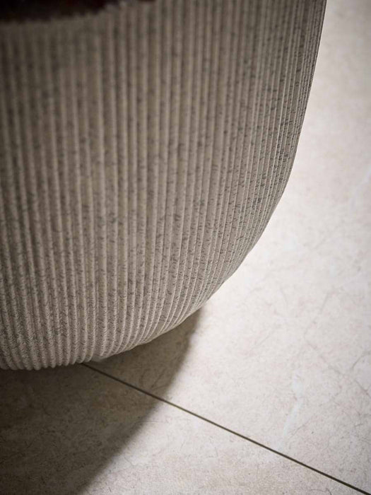 Three Ribbed Planters - Flecked Granite