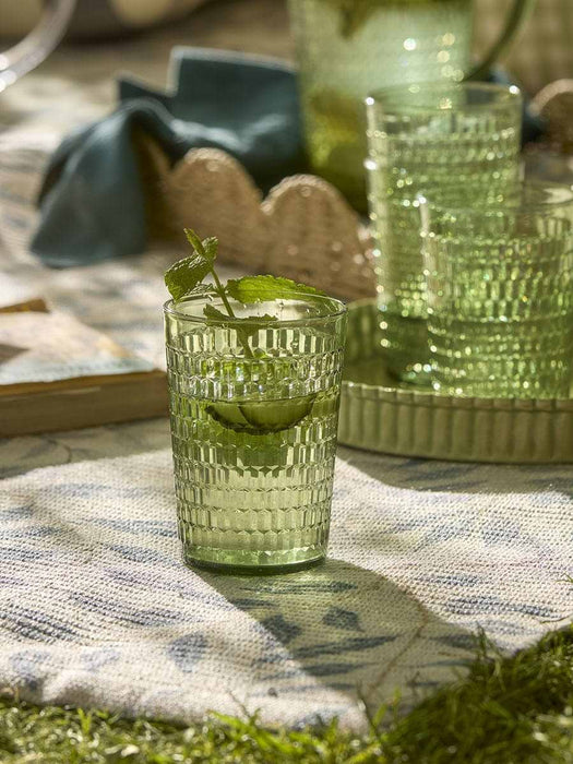 Geometric Acrylic Jug & Tumbler Set