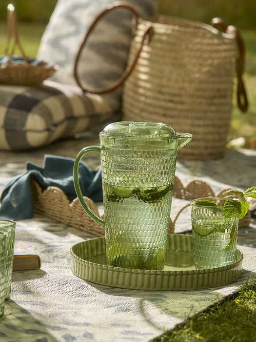 Geometric Acrylic Jug & Tumbler Set