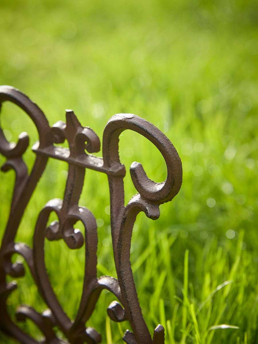 Three Cast Iron Lawn Edgings