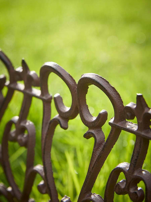 Three Cast Iron Lawn Edgings