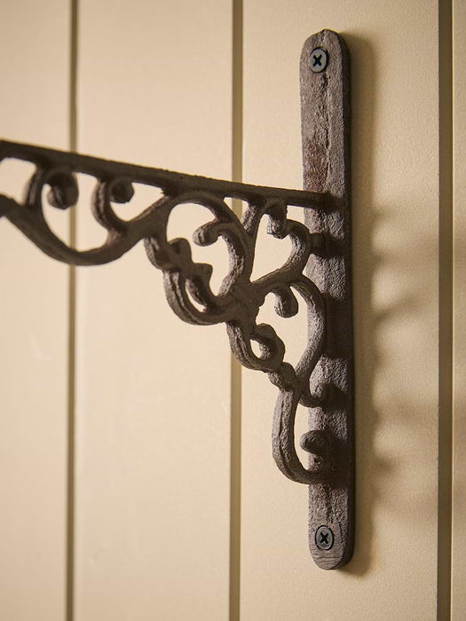 Two Cast Iron Basket Hooks