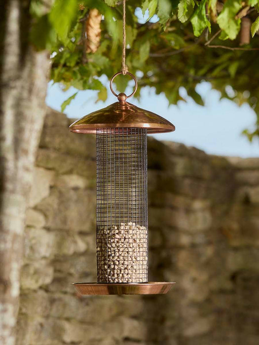 Copper Bird Feeder