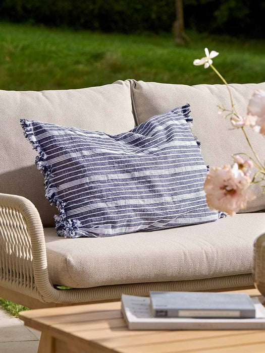 Bramble Row Striped Outdoor Cushion