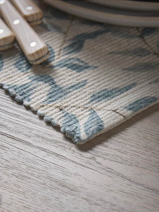 Four Blue Vine Indoor/Outdoor Placemats