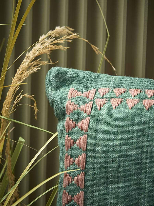 Cosma Weave Embroidered Outdoor Cushion