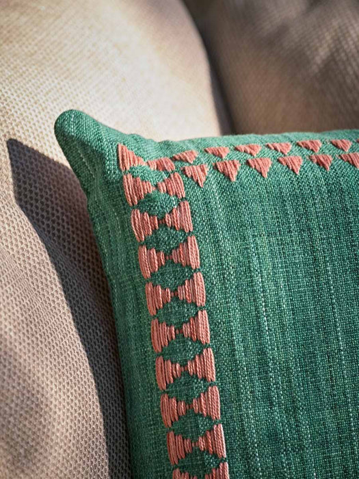 Cosma Weave Embroidered Outdoor Cushion