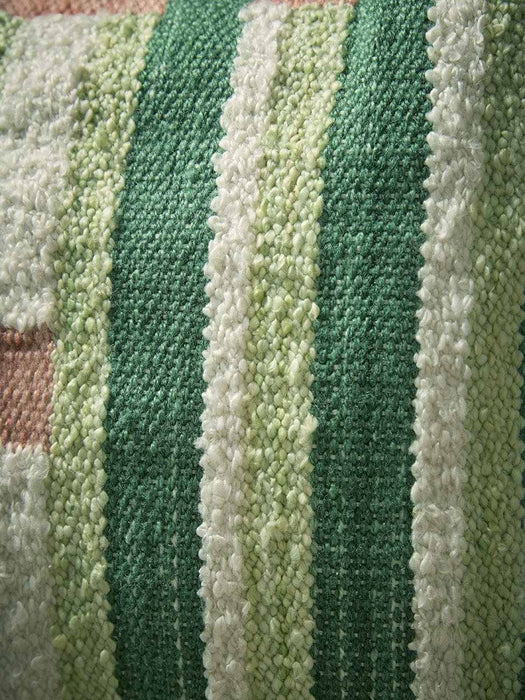 Aurora Grid Embroidered Outdoor Cushion