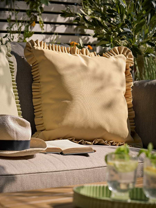 Thistlefrill Outdoor Cushion - Butter Yellow