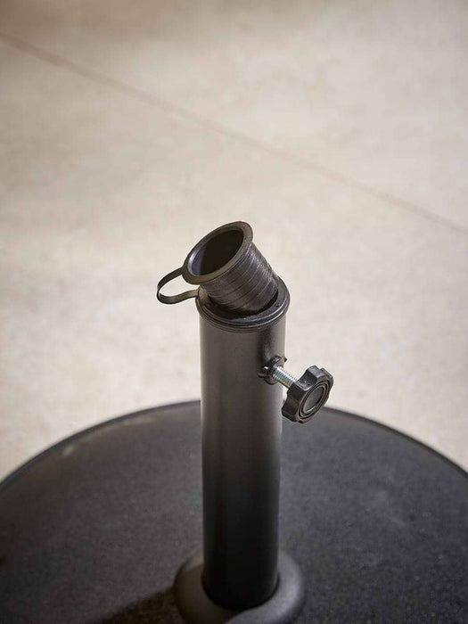 Black Concrete 25kg Parasol Base