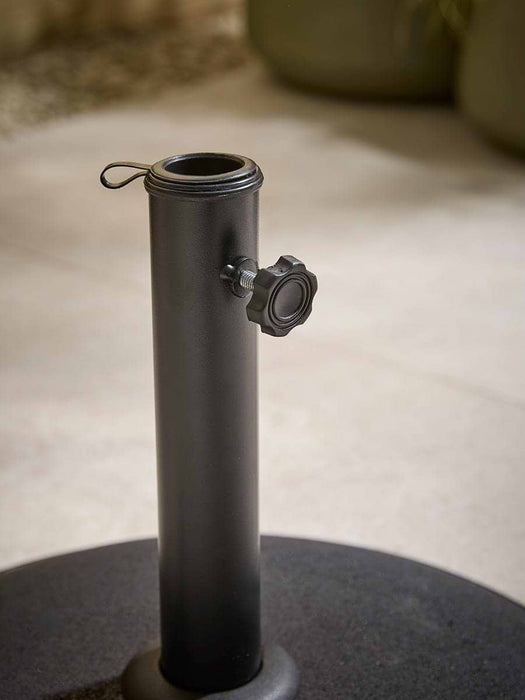 Black Concrete 25kg Parasol Base