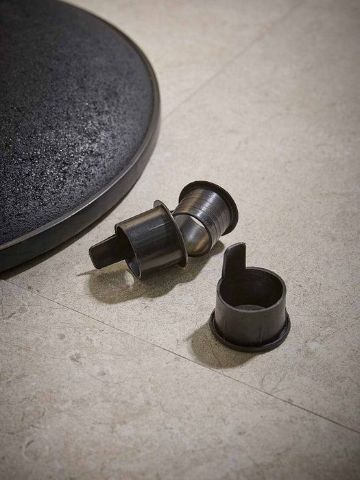 Black Concrete 25kg Parasol Base