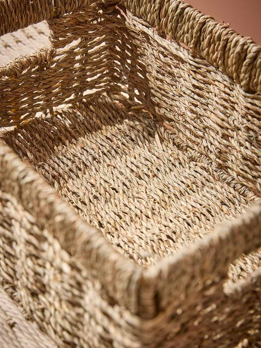 Three Nesting Seagrass Storage Trays
