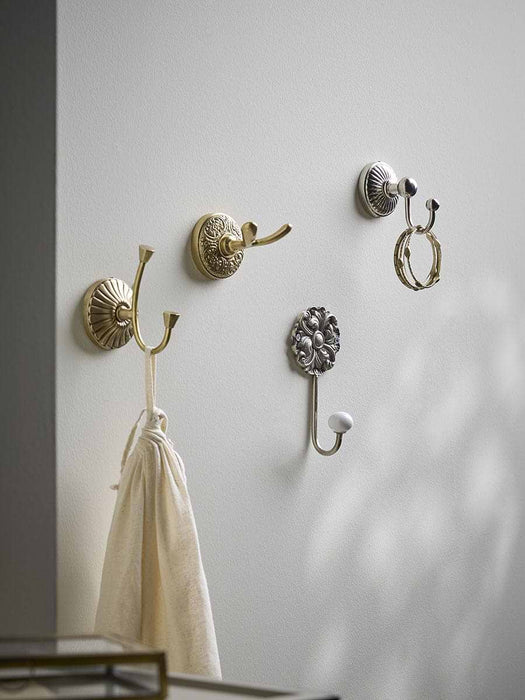 Decorative Brass Double Hook