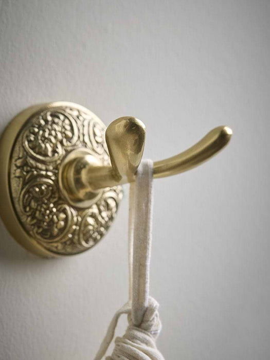 Decorative Brass Double Hook