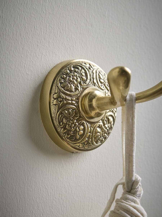 Decorative Brass Double Hook