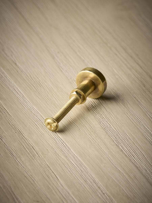Round Brass Knob