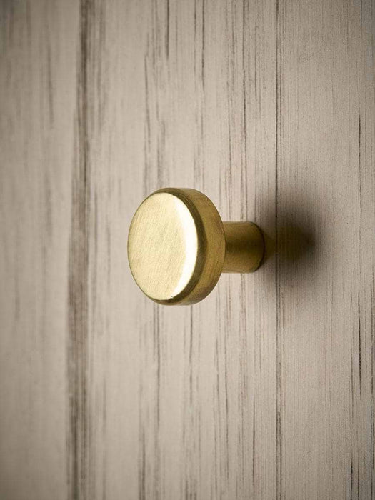 Round Brass Knob
